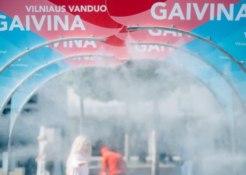 Karščių metu Vilniuje miestiečius vėl vėsins vandens dulksna