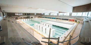 Sostinės Lazdynų baseine atliekami pirmieji bandymai su vandeniu