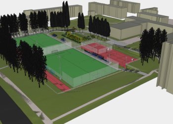 Dėmesys vaikų aktyvumui neblėsta – tęsiasi mokyklų aikštynų modernizavimas