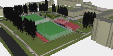 Dėmesys vaikų aktyvumui neblėsta – tęsiasi mokyklų aikštynų modernizavimas