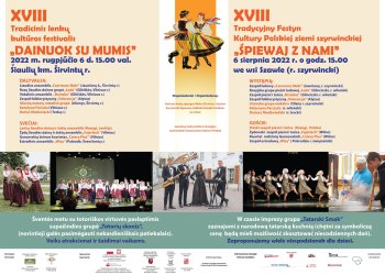 Širvintų rajone vyks XVIII tradicinis lenkų kultūros festivalis „Dainuok su mumis“