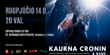 Australų dainininko, dainų kūrėjo ir folkroko KAURNA CRONIN & BAND  koncertas