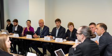 Finansų rinkos lyderiai diskutavo sankcijų režimo įvedimo ir nacionalinio saugumo temomis