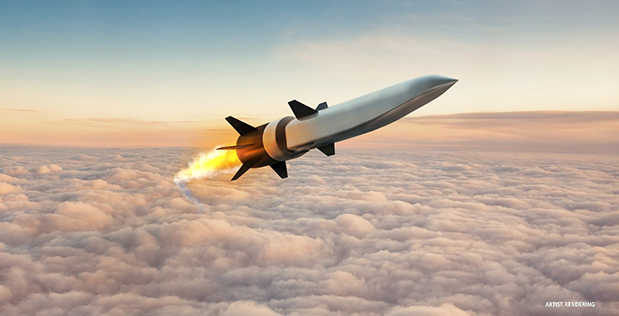 „Hypersonic Air-reathing Weapon Concept“ (HAWC) skrydžio bandymas @ DARPA nuotrauka