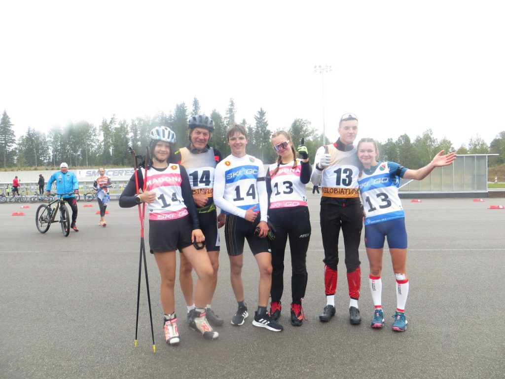 Šeši Vilniaus rajono biatlonininkų aukso medaliai varžybose Latvijoje