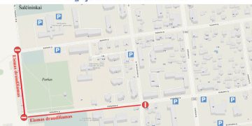 Eismo ribojimai Derliaus šventės metu