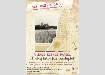 Vienos dienos paroda „Trakų istorijos puslapiai“