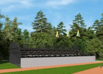 Jomanto parke ruošiamasi rekonstruoti beisbolo stadioną