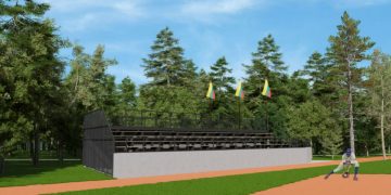 Jomanto parke ruošiamasi rekonstruoti beisbolo stadioną