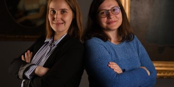 Dr. Rasa Leonavičiūtė-Gecevičienė ir Rita Lelekauskaitė-Karlienė. Nuotr. M. Kaminsko