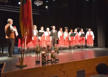 Skambėjo patriotiškos dainos