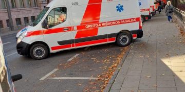 Greitosios medicinos pagalbos sirenos – GMP darbuotojo Dimitrij Alimov, žuvusio gelbėjant paauglį, atminimui pagerbti