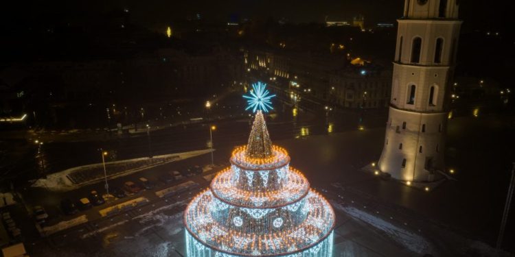 Kalėdinė eglė Vilnius