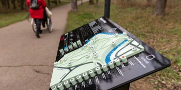 Vilniaus parkuose įrengiami universalaus dizaino žemėlapiai