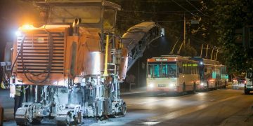 Savaitgalį Vilniuje vyks Saulėtekio alėjos asfaltavimo darbai