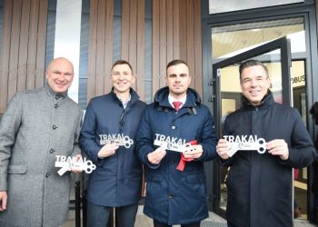 Atidaryta nauja Trakų autobusų stotis