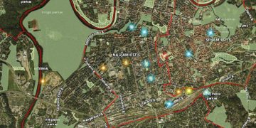 Želdynų projektai – atnaujintame žemėlapyje