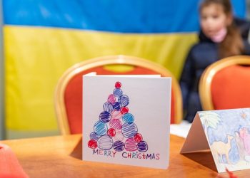 Prie eglės Katedros aikštėje – šventė vaikams iš Ukrainos