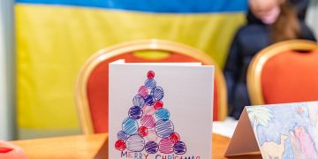 Prie eglės Katedros aikštėje – šventė vaikams iš Ukrainos