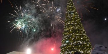 Nušvito Šalčininkų rajono eglė!