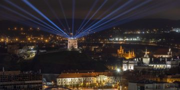 Eismo ribojimai šviesų festivalio ir Vilniaus gimtadienio renginių metu