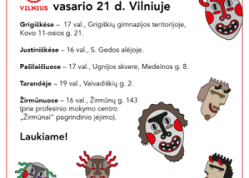 Kur švęsime Užgavėnes vasario 21 d. Vilniuje