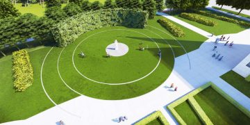 Pilaitėje šalia bažnyčios ir naujosios gimnazijos atsiras naujas skveras