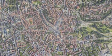 Atnaujintas trimatis sostinės žemėlapis – iš paukščio skrydžio pamatykite visą Vilnių