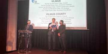 Antrus metus iš eilės Vilnius – tarp perspektyviausių Europos miestų