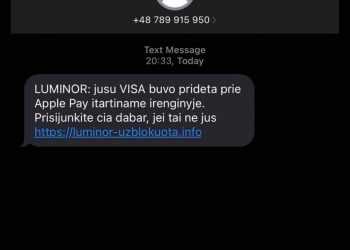 „Luminor“ perspėja: padaugėjo bandymų išvilioti pinigus