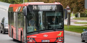 Naujoje viešojo transporto sistemoje bilieto žymėjimas diegiamas nebus