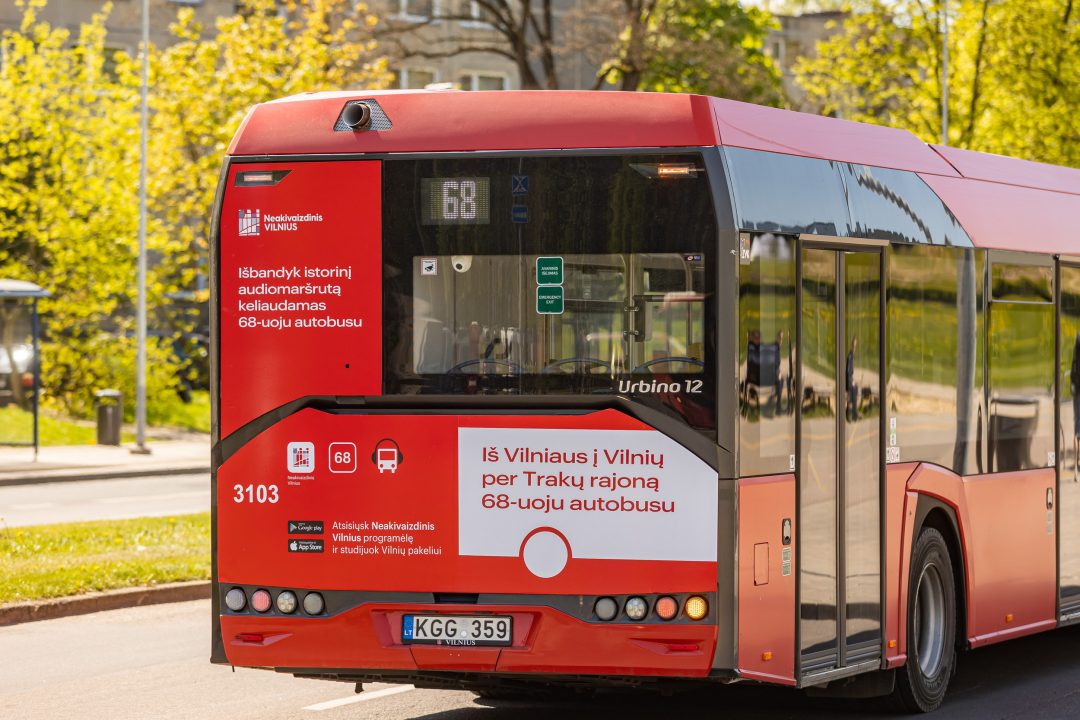 Važiuojantiems sostinės viešuoju transportu – jau trečiasis „Neakivaizdinio Vilniaus“ audiomaršrutas