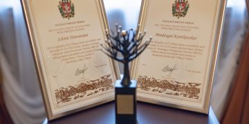 Vilniaus mero premija įteikta dviem poezijos kūrėjams