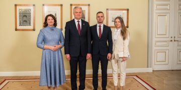 Trakų rajono savivaldybės meras Andrius Šatevičius susitiko su Prezidentu Gitanu Nausėda