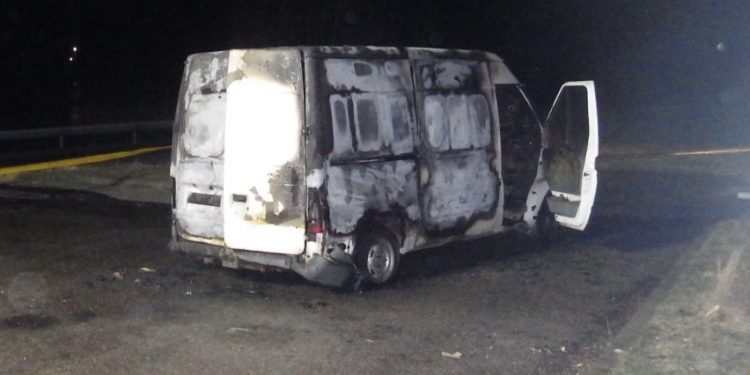 Sudegęs autobusiukas /  policija.lt