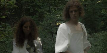 Šokiai po Liubarto tiltu su jaunosios kartos menininkų duetu Liudmila susitikimų cikle „Doppelgänger“