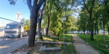 Pradėti skverų Trakuose, Karaimų g., rekonstrukcijos rangos darbai