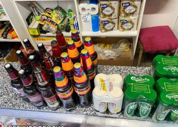 Šalčininkų policija užkirto kelią nelegaliai prekybai cigaretėmis ir alkoholiu (video)