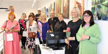Atidaryta respublikinio tapybos plenero „Lentvaris kitaip“ dalyvių darbų paroda