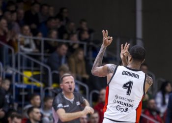 J. Gorhamo tritaškių lietus „Rytui“ atnešė pergalę Utenoje