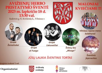 Herbo suteikimo Avižienių kaimui šventė. Kviečiame!