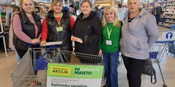 Šalčininkiečiai aktyviai dalyvavo „Maisto banko“ akcijoje