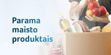 Informacija apie paramą maisto produktais