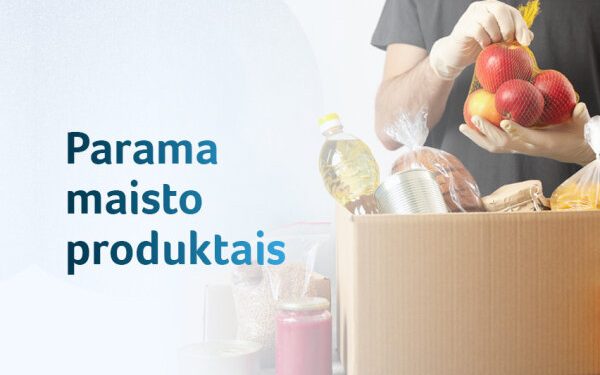 Informacija apie paramą maisto produktais