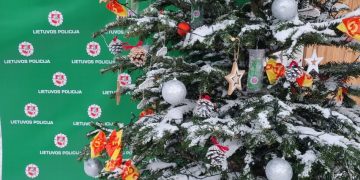 Trakų policijos Kalėdų eglė1.jpg