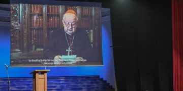 Kard. Stanisław Dziwisz vaizdo sveikinimas prisimenant Šv. Jono Pauliaus II vizitą Lietuvoje