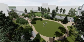 Uždegta žalia šviesa Vilniaus Pilaitės skvero įrengimui