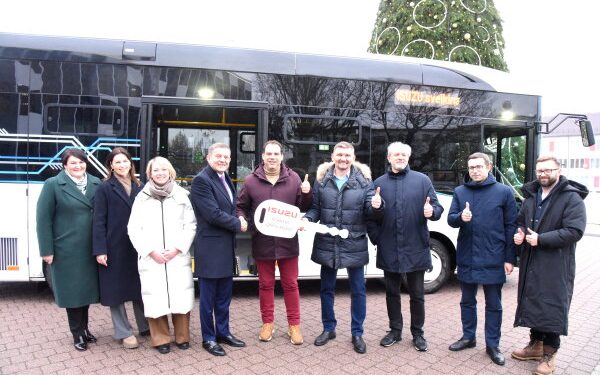 Kalėdinė dovana: pirmasis elektra varomas autobusas Šalčininkų rajone