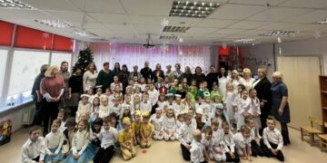 Nemenčinės vaikų darželis atsisveikino su kalėdiniu laikotarpiu