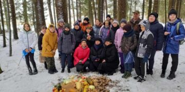 Kalveliuose žvėreliai miške nebadauja